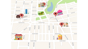 Fictional Street Map